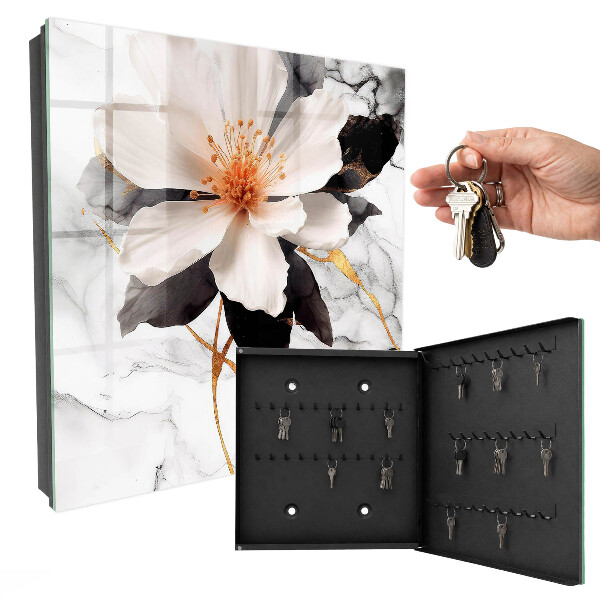 Armoire à clés murale La magie des fleurs