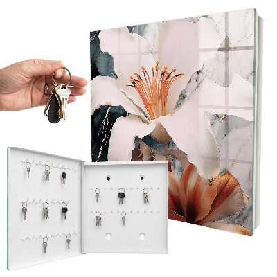 Boîte à clés decorative Élégance florale