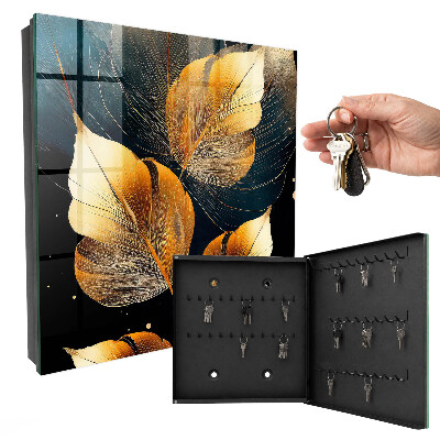 Armoire à clés murale Feuilles d'élégance