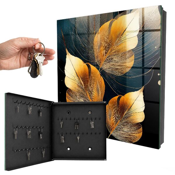Armoire à clés murale Feuilles d'élégance