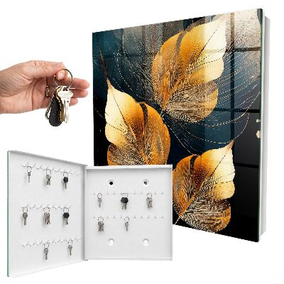 Armoire à clés murale Feuilles d'élégance
