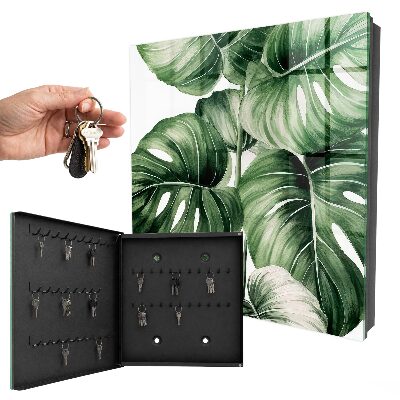 Armoire à clés murale Feuilles vertes