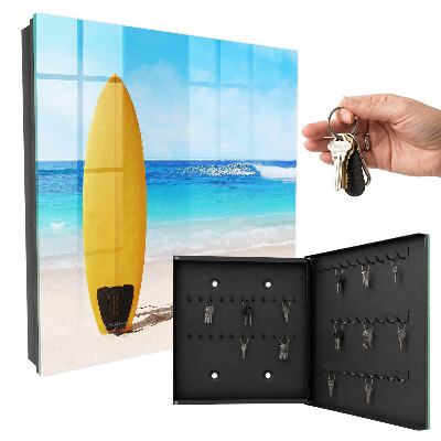 Armoire à clés murale Un paradis pour les surfeurs