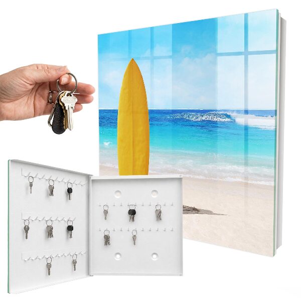 Armoire à clés murale Un paradis pour les surfeurs
