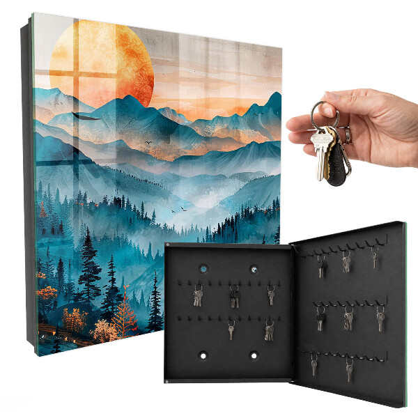 Armoire à clés murale Montagnes de l'Ouest