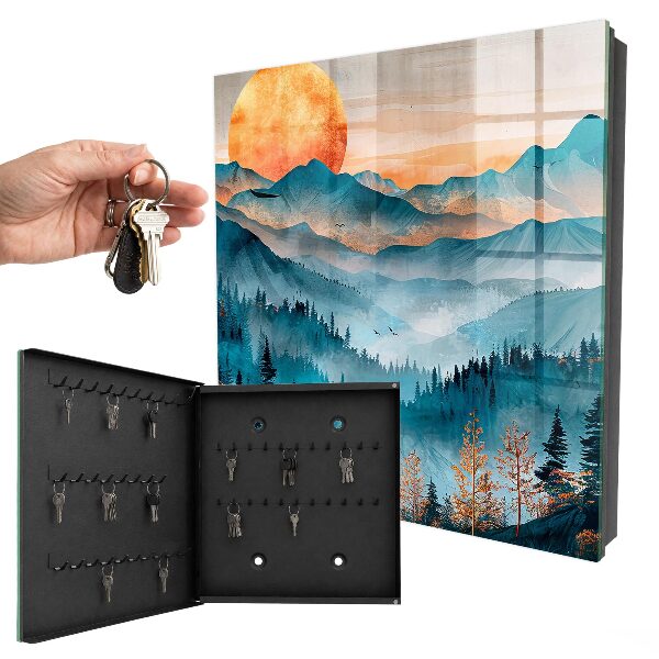 Armoire à clés murale Montagnes de l'Ouest