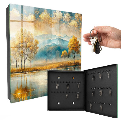 Boîte à clés decorative Harmonie automnale