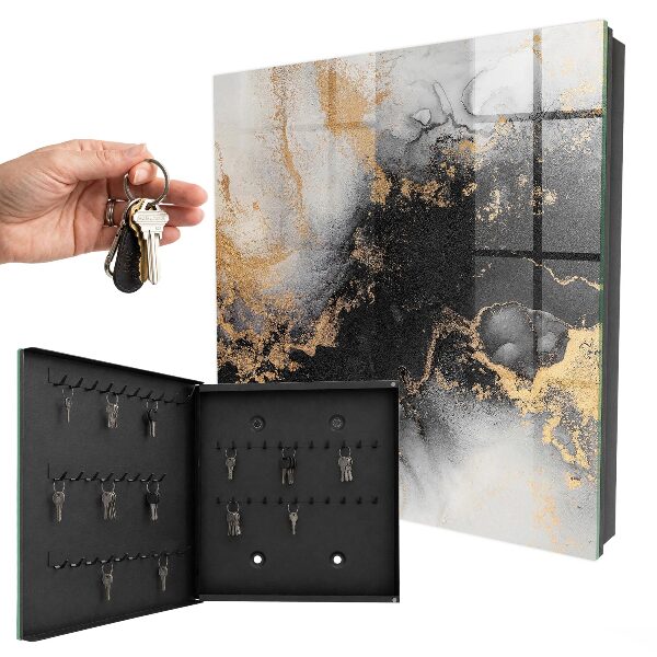 Armoire à clés murale Élégance noire