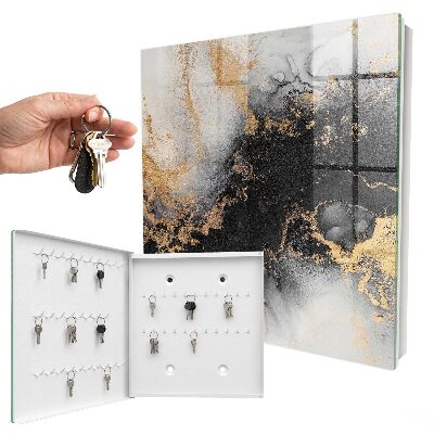 Armoire à clés murale Élégance noire