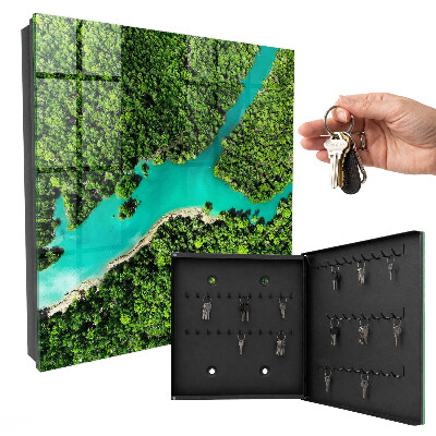 Armoire à clés murale Paradis vert