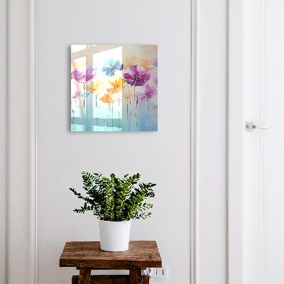 Boîte à clés decorative Fleurs colorées