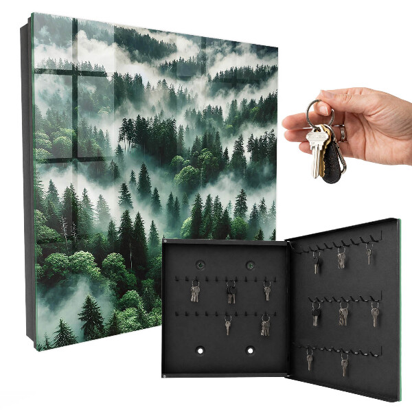 Armoire à clés murale Forêt brumeuse