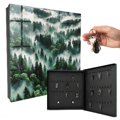 Armoire à clés murale Forêt brumeuse