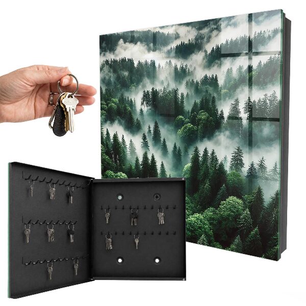 Armoire à clés murale Forêt brumeuse