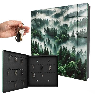 Armoire à clés murale Forêt brumeuse