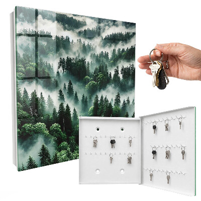 Armoire à clés murale Forêt brumeuse