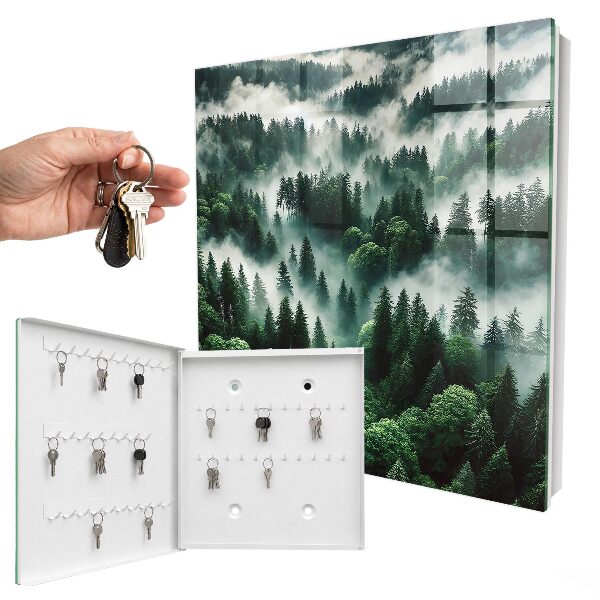 Armoire à clés murale Forêt brumeuse