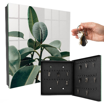 Boîte à clés decorative Feuilles de ficus
