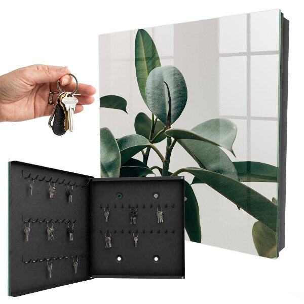 Boîte à clés decorative Feuilles de ficus