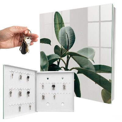 Boîte à clés decorative Feuilles de ficus