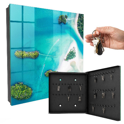 Boîte à clés decorative Plages exotiques