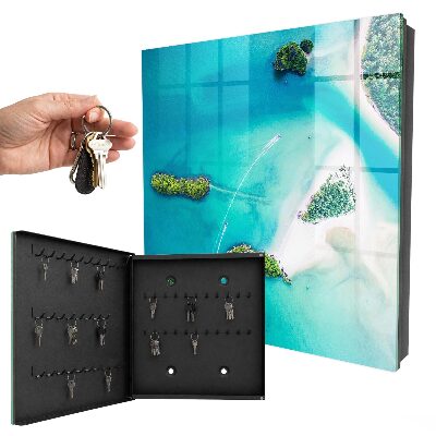 Boîte à clés decorative Plages exotiques