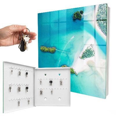 Boîte à clés decorative Plages exotiques