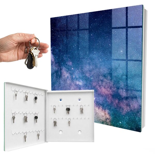Armoire à clés murale Nuit spatiale