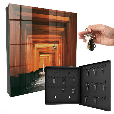Armoire à clés murale Portes jaunes