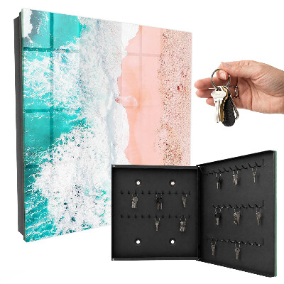 Armoire à clés murale Océan et plage