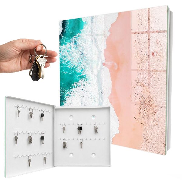 Armoire à clés murale Océan et plage