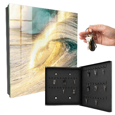 Armoire à clés murale Vague de mer