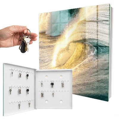 Armoire à clés murale Vague de mer