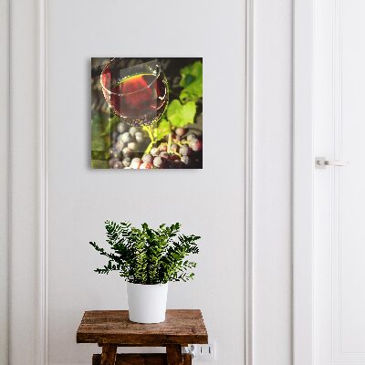 Armoire à clés murale Raisins et vin