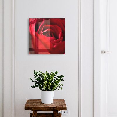 Boîte à clés decorative Gros plan sur une rose