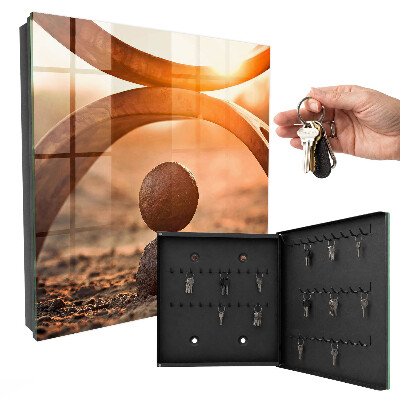 Armoire à clés murale Harmonie abstraite