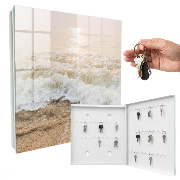 Armoire à clés murale Vague de mer