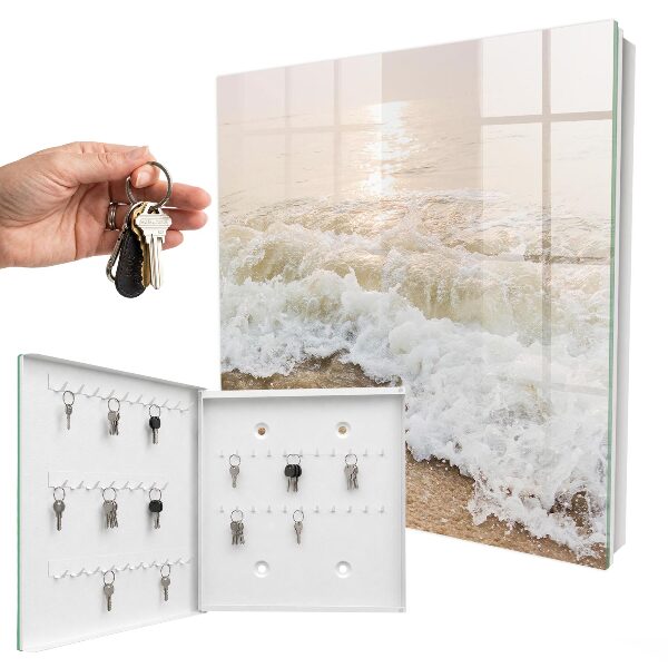 Armoire à clés murale Vague de mer