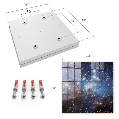 Armoire à clés murale L'espace extra-atmosphérique