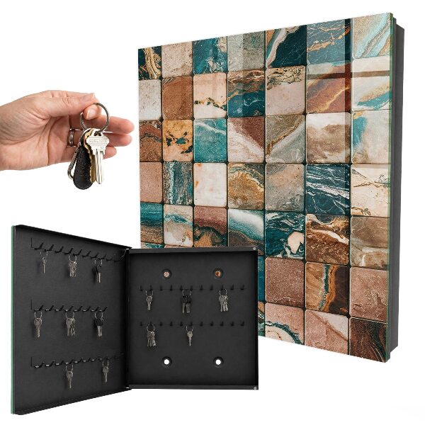 Armoire à clés murale Mosaïque de tons