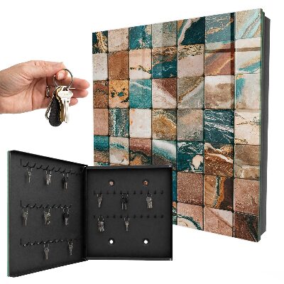 Armoire à clés murale Mosaïque de tons