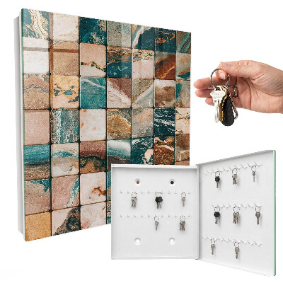 Armoire à clés murale Mosaïque de tons