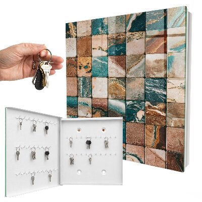 Armoire à clés murale Mosaïque de tons