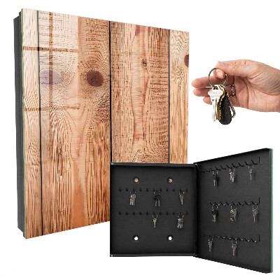 Boîte à clés decorative Anneaux en bois