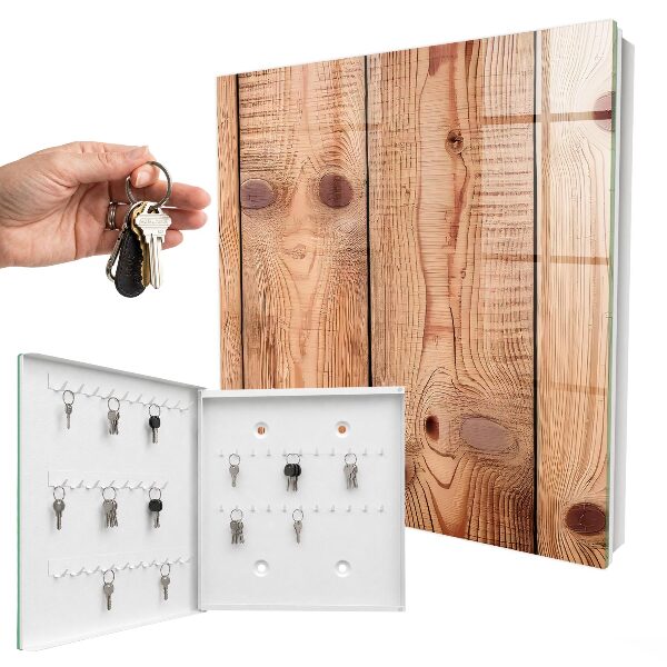Boîte à clés decorative Anneaux en bois