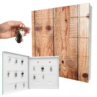 Boîte à clés decorative Anneaux en bois