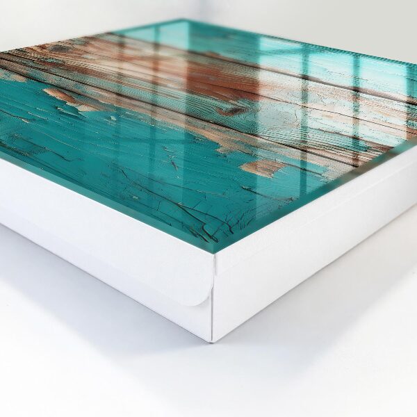 Armoire à clés murale Bois turquoise