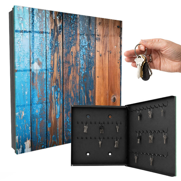 Armoire à clés murale Texture bois