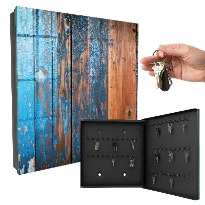 Armoire à clés murale Texture bois