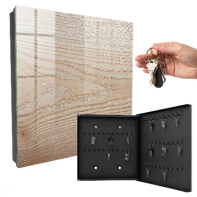 Armoire à clés murale Texture bois